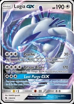 Lugia-GX Lost Thunder 159