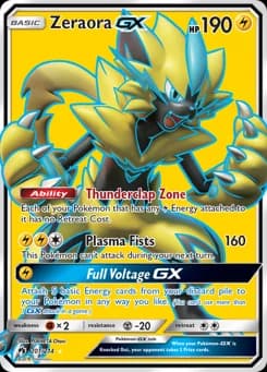 Zeraora-GX Lost Thunder 201