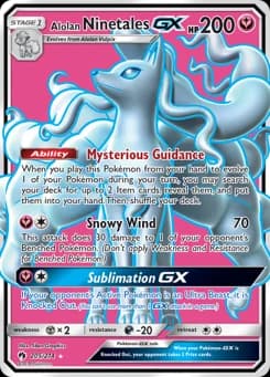 Alolan Ninetales-GX Lost Thunder 205