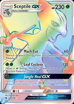 Sceptile-GX Lost Thunder 216