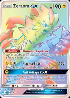 Zeraora-GX Lost Thunder 221