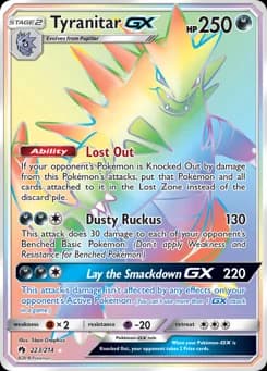 Tyranitar-GX Lost Thunder 223