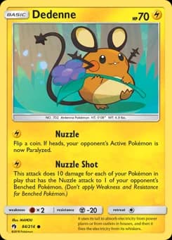 Dedenne Lost Thunder 84