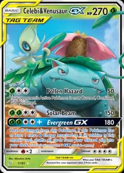 Celebi & Venusaur-GX Team Up 1