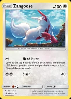 Zangoose Team Up 132
