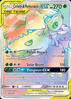 Celebi & Venusaur-GX Team Up 182