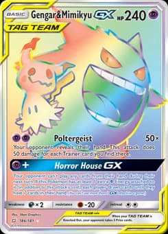 Gengar & Mimikyu-GX Team Up 186
