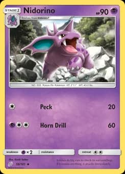 Nidorino Team Up 58