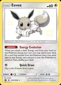 Eevee Hidden Fates Shiny Vault SV41