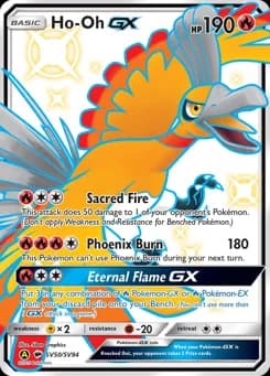 Ho-Oh-GX Hidden Fates Shiny Vault SV50