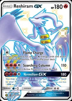Reshiram-GX Hidden Fates Shiny Vault SV51