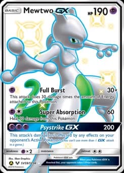 Mewtwo-GX Hidden Fates Shiny Vault SV59