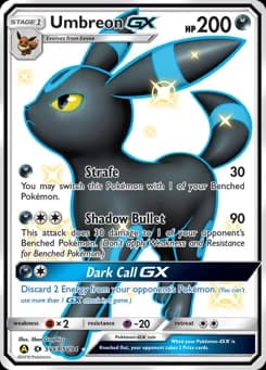 Umbreon-GX Hidden Fates Shiny Vault SV69