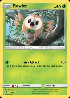 Rowlet SM Black Star Promos SM01