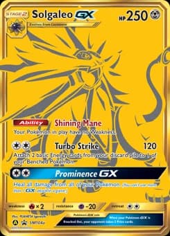 Solgaleo-GX SM Black Star Promos SM104a