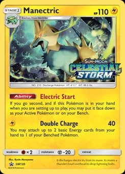 Manectric SM Black Star Promos SM130