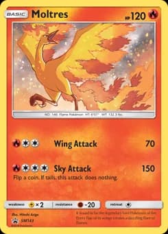 Moltres SM Black Star Promos SM143