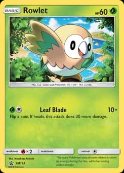 Rowlet SM Black Star Promos SM153