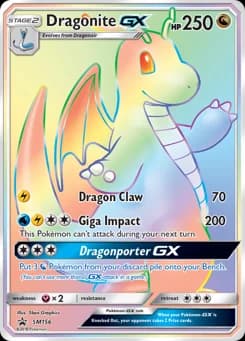 Dragonite-GX SM Black Star Promos SM156