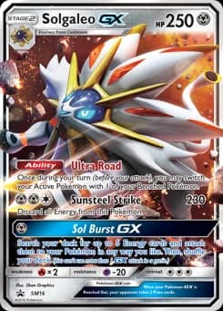 Solgaleo-GX SM Black Star Promos SM16