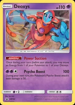 Deoxys SM Black Star Promos SM164