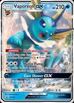 Vaporeon-GX SM Black Star Promos SM172