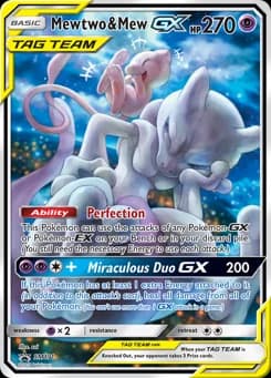 Mewtwo & Mew-GX SM Black Star Promos SM191