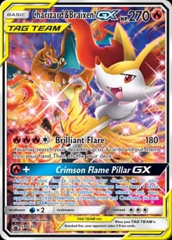 Charizard & Braixen-GX SM Black Star Promos SM230