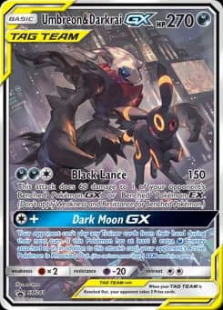 Umbreon & Darkrai-GX SM Black Star Promos SM241