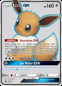 Eevee-GX SM Black Star Promos SM242
