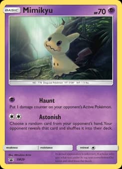 Mimikyu SM Black Star Promos SM29