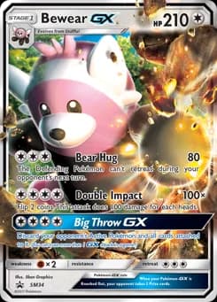 Bewear-GX SM Black Star Promos SM34