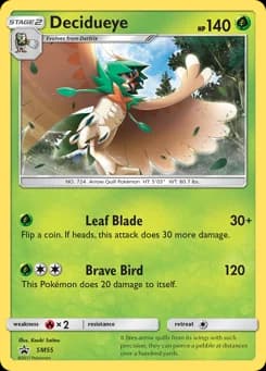 Decidueye SM Black Star Promos SM55