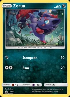 Zorua SM Black Star Promos SM83