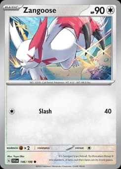 Zangoose Scarlet & Violet 146