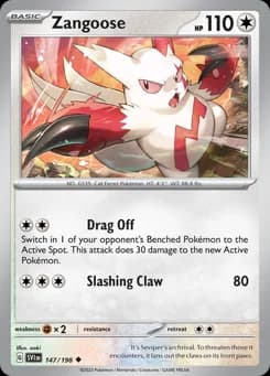 Zangoose Scarlet & Violet 147