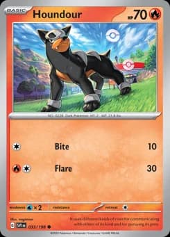 Houndour Scarlet & Violet 33