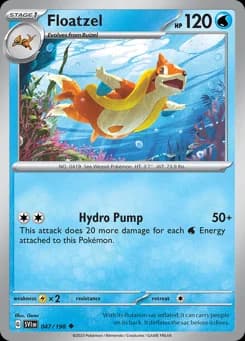 Floatzel Scarlet & Violet 47