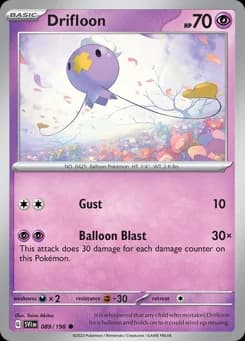 Drifloon Scarlet & Violet 89