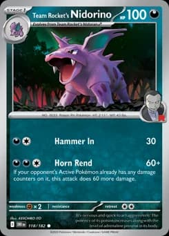 Team Rocket's Nidorino Destined Rivals 118