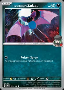 Team Rocket's Zubat Destined Rivals 120