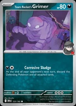 Team Rocket's Grimer Destined Rivals 123