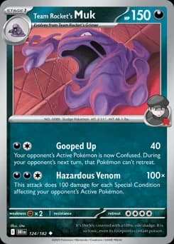 Team Rocket's Muk Destined Rivals 124
