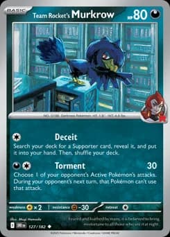Team Rocket's Murkrow Destined Rivals 127
