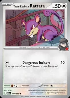 Team Rocket's Rattata Destined Rivals 147