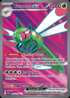 Yanmega ex Destined Rivals 206