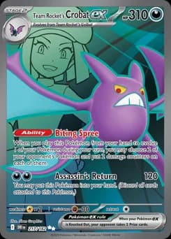 Team Rocket's Crobat ex Destined Rivals 217