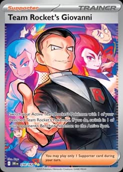 Team Rocket's Giovanni Destined Rivals 238