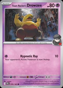 Team Rocket's Drowzee Destined Rivals 79