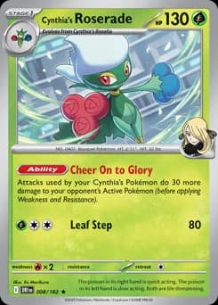 Cynthia's Roserade Destined Rivals 8
